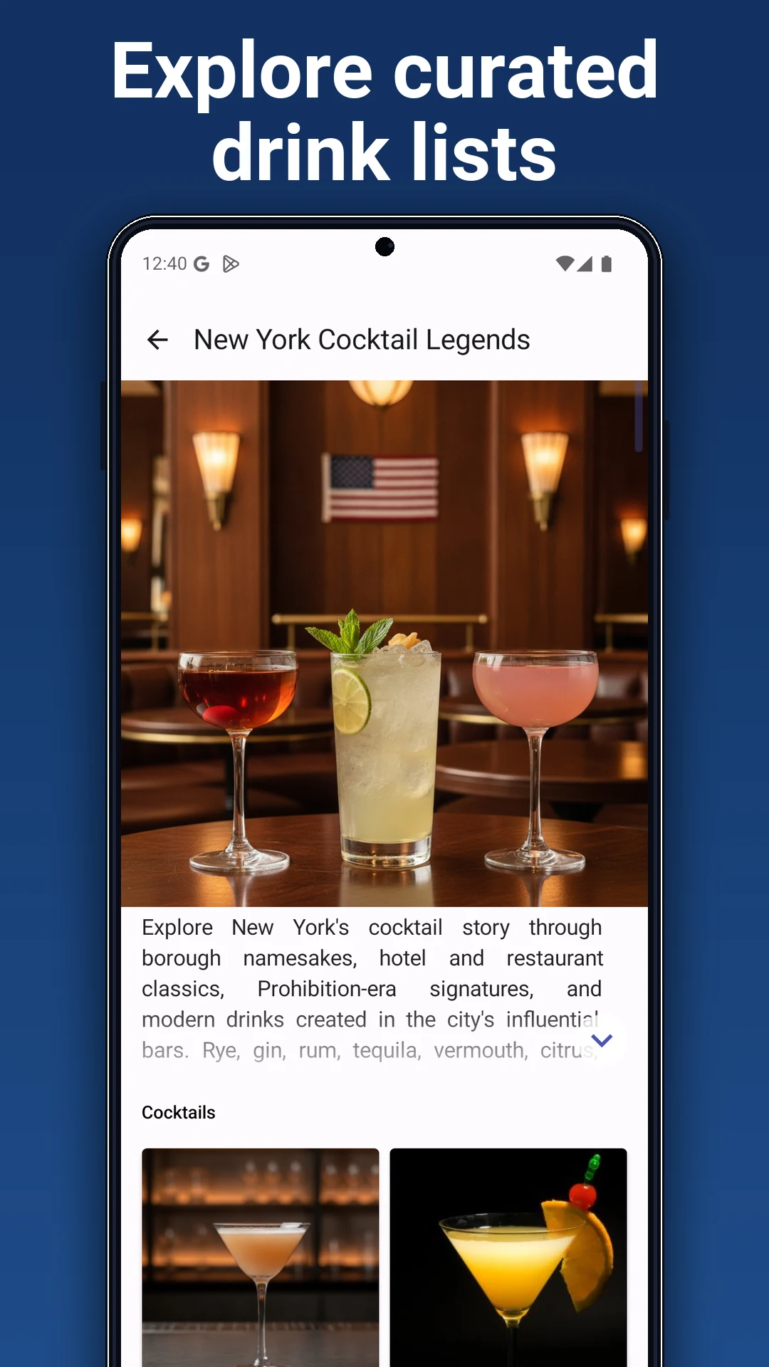 Cocktails Guru - Cocktail app screenshot